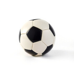Fototapeta premium Soccer ball, Football, isolated on white background, full depth of field