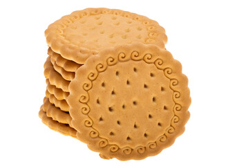 cracker cookies isolated