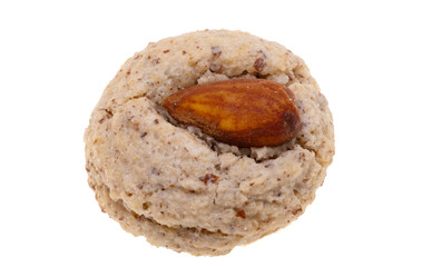 almond cookies isolated