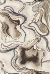 Abstract grunge urban geometric chaotic pattern with words, letters. Old aged newspaper, magazine texture paper background. Beige colorful bright horizontal collage.Mens Designer Shirting Fabrics