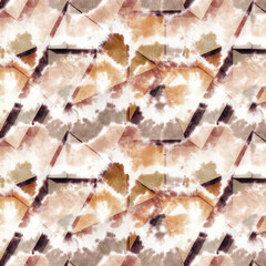 Abstract grunge urban geometric chaotic pattern with words, letters. Old aged newspaper, magazine texture paper background. Beige colorful bright horizontal collage.Mens Designer Shirting Fabrics