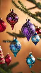 Obraz premium christmas tree decorations