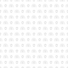 Cute Cartoon penguin and polar bear seamless pattern background. Vector Illustration.