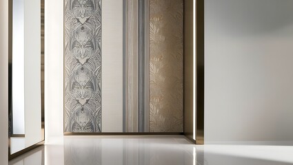Elegant Wallpaper Design Captured in High-Resolution Photography