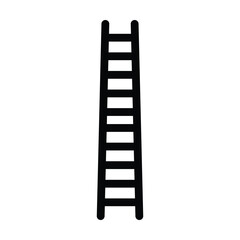 Ladder icon, vector symbol illustration design element for step-by-step business growth and success