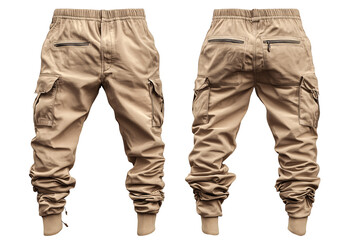 a pair of tan pants