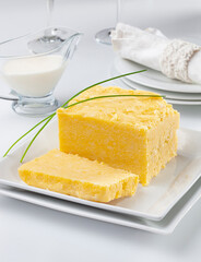 Mamaliga, typical food from Romania and the Baltic countries..