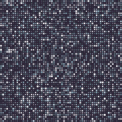 Seamless background pattern. Gradiented squares in multiple colors. Dark blue, light gray, dark gray, medium gray. Excellent vector illustration.