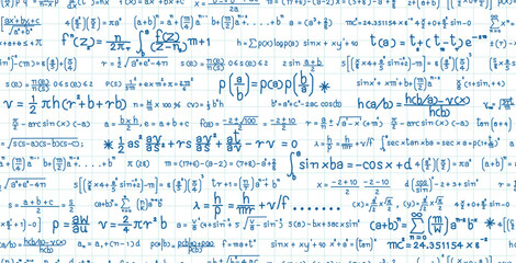 Mathematical analysis and calculation formulas on seamless grid lines.