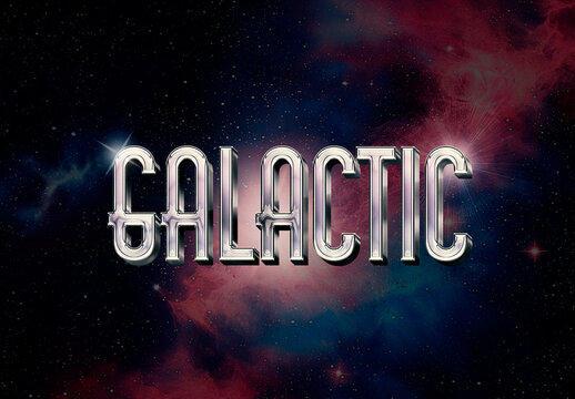 Galactic Text Effect