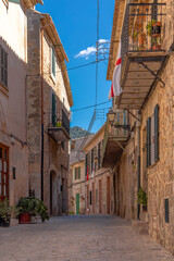Gasse in Valldemossa, Mallorca