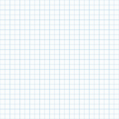 Grid paper line with line width variation seamless pattern on white background