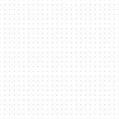 Dotted grid paper with square dots seamless pattern on white background