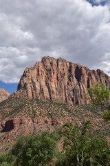 The dramatic landscapes and natural valleys of Zion National Park in Utah