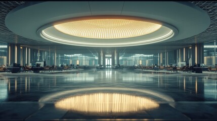 Magnificent Architectural Masterpiece Reflected in Tranquil Pool