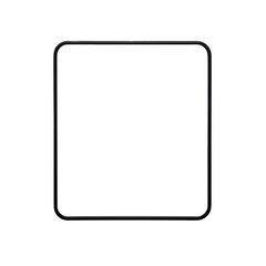 blank white board，Transparent PNG