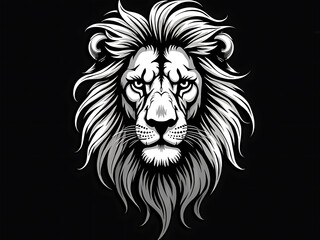 Obraz premium lion head illustration