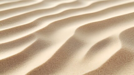 Textured Sand Dunes: A Serene Desert Landscape