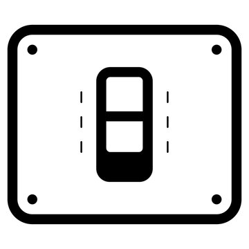 light switch button icon