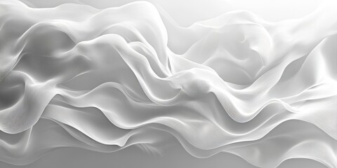 Obraz premium Flowing Abstract Gradient with White Streaks, Generative AI