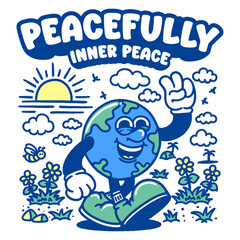 earth character about the importance of maintaining peace and love