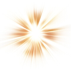 Obraz premium Transparent yellow sunlight special lens flash light effect