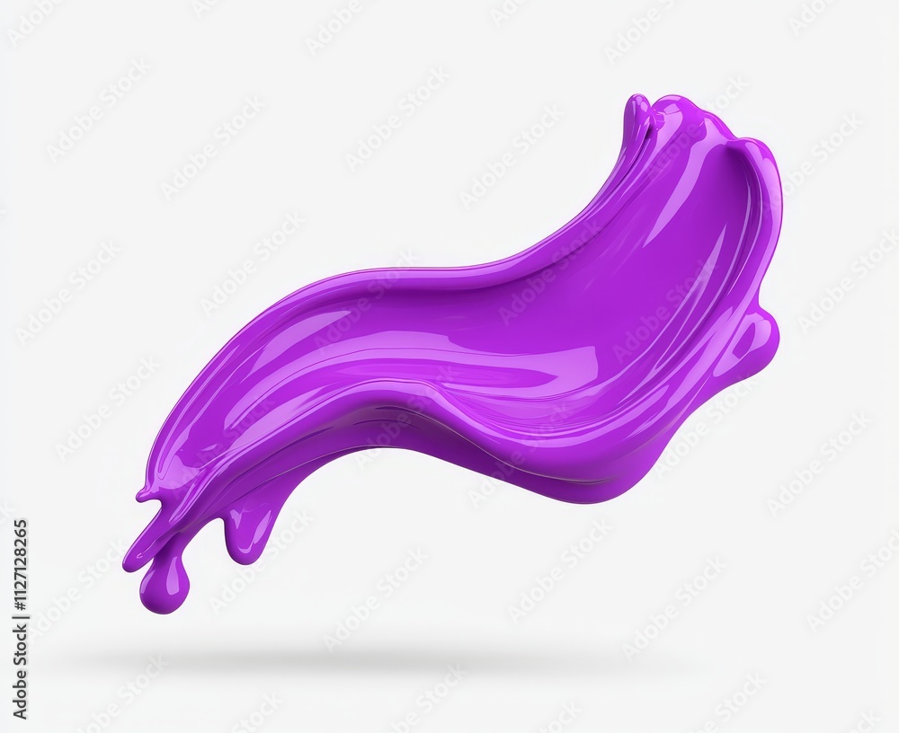 Poster this is a realistic illustration of a 3d clear iridescent color surface on a transparent background 