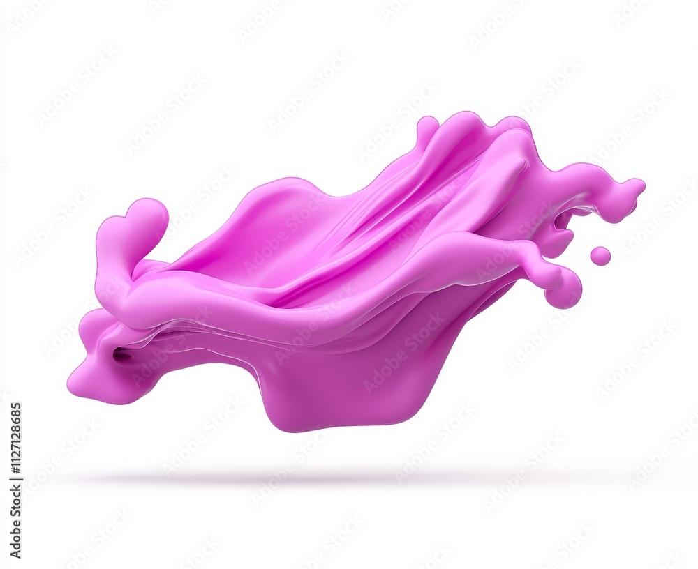 Poster the image is of an abstract shape 3d glass object isolated on a transparent background. a modern rea