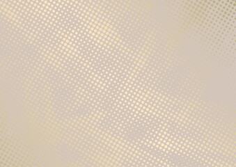 Trendy Chic background. Modern stylish gold texture for cover design, cards, flyer, poster, print, gift wrapper, package. Pastel color and gold patina effect. Luxury halftone template for design.