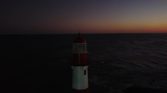 Farol de Itapu&atilde;, por do sol.