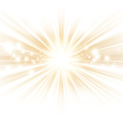 Transparent yellow sunlight special lens flash light effect