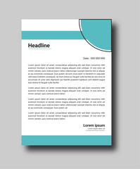 Creative and modern corporate business latter head 