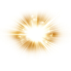 Obraz premium Transparent yellow sunlight special lens flash light effect