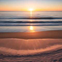 sunset on the beach A sunset on the beach with a sunset in the background and Landscape with sea sunset on beach
