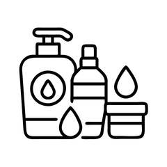 self care essentials lotions oils icon, self care essentials lotions oils vector, 