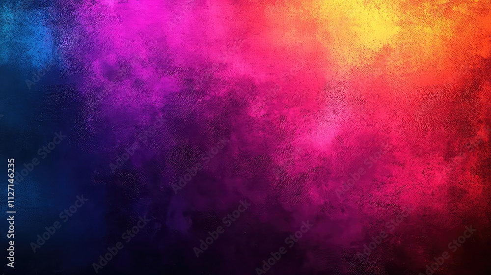 Poster transform your creative projects with vibrant neon gradient background featuring retro glow and grun