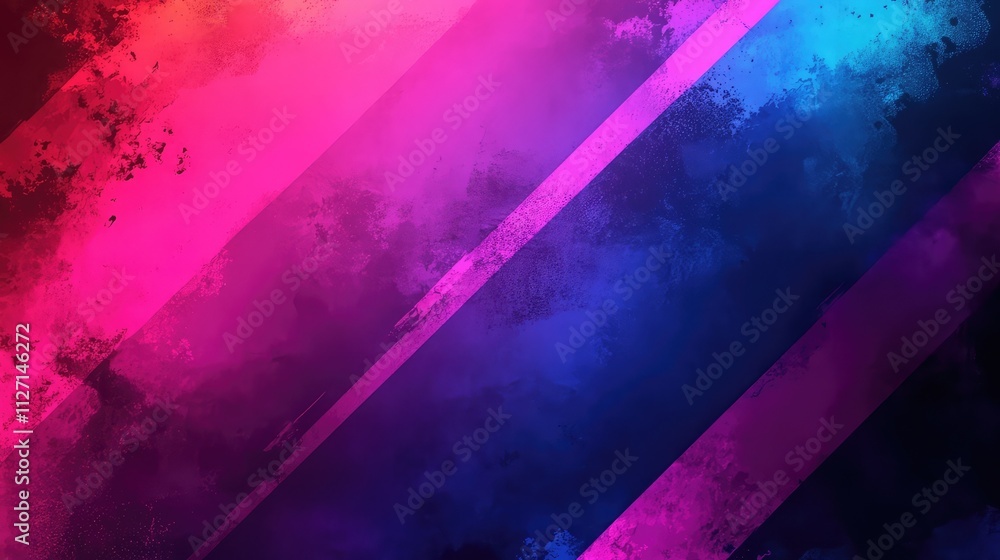 Aufkleber transform your creative projects with vibrant neon gradient background featuring retro glow and grun