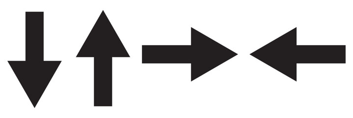 Arrow icons set. Arrow collection. Simple arrow big set. Vector illustration