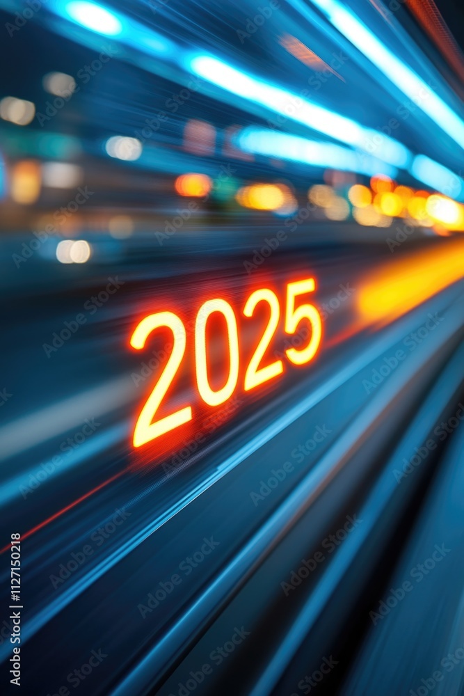 Poster innovative business strategies for 2025 embracing change in a rapidly evolving environment a visual 