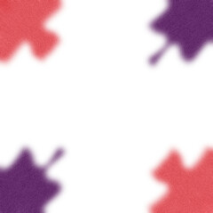 An abstract transparent wavy vignette design element overlay.