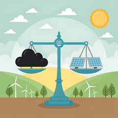 Balancing the Scale with carbon emissions