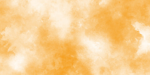 abstract smeared ink effect bright orange and yellow color shades watercolor,  showcasing a smooth and elegant color transition, old paper texture for background.