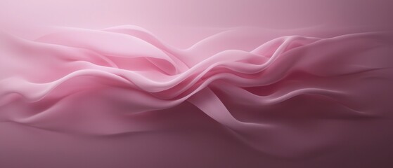Fototapeta premium Abstract digital art piece with a pink background. the background is a gradient of light pink and dark pink, creating a soft and dreamy atmosphere.