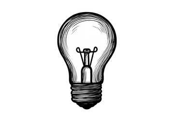 a light bulb with a wire