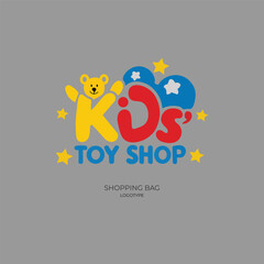 Kids toy shop logo