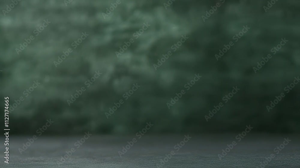 Poster elegant abstract green background with a smooth surface perfect for product display, presentations, 