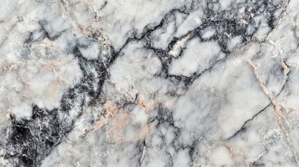 Fototapeta premium Elegant white and gray marble surface with natural patterns for interior design and decoration