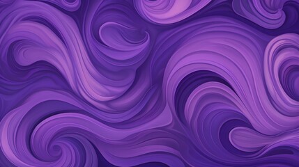 Obraz premium Abstract Purple Swirling Wave Pattern Design