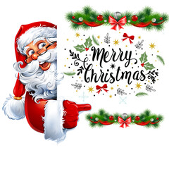 Santa Claus and Christmas wishes