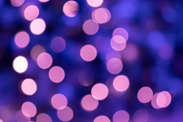 Festive Background with blurred lights
